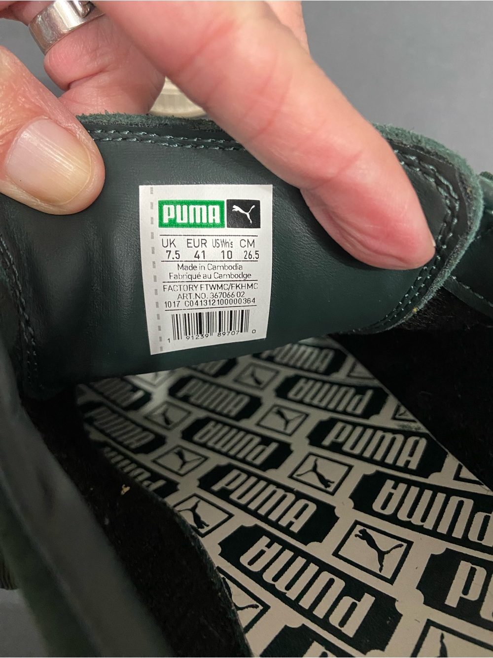 PUMA Platform Suede Trace Bold Womens Sneaker Shoes Scarab-Lemon Skater 10 - Picture 10 of 17